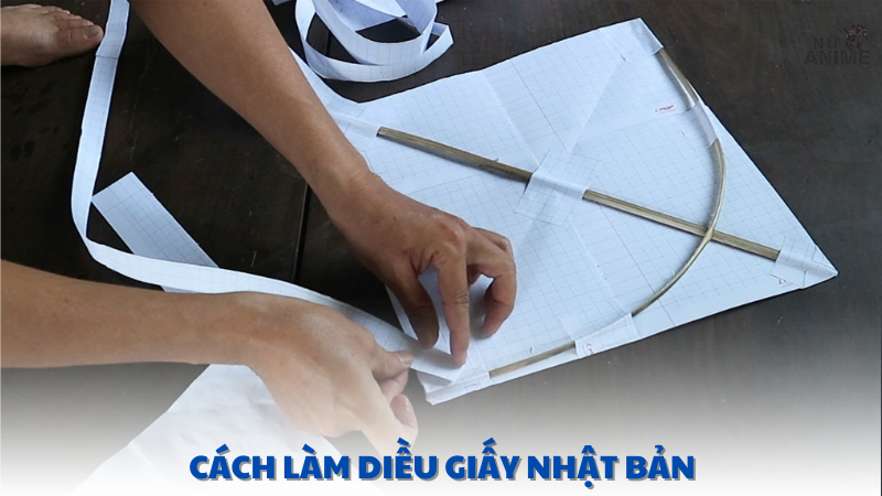 cách làm diều giấy nhật bản